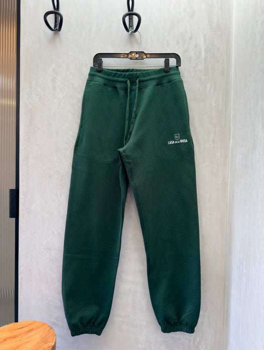 Rose Crest Sweatpant | Forest Green